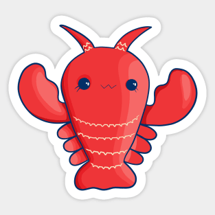 Cute lobster Sticker